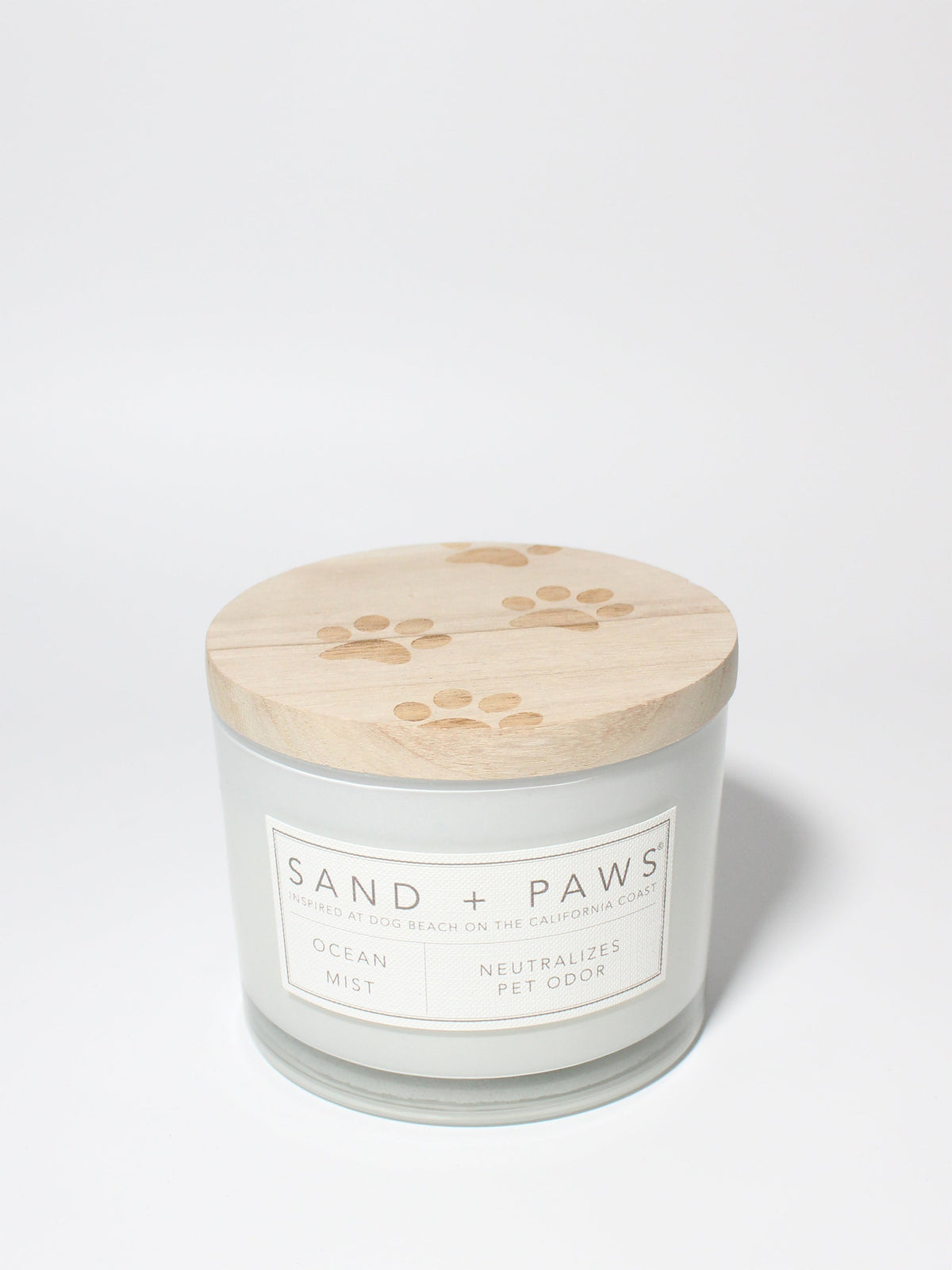 Sand + Paws Ocean Mist 12 oz scented candle