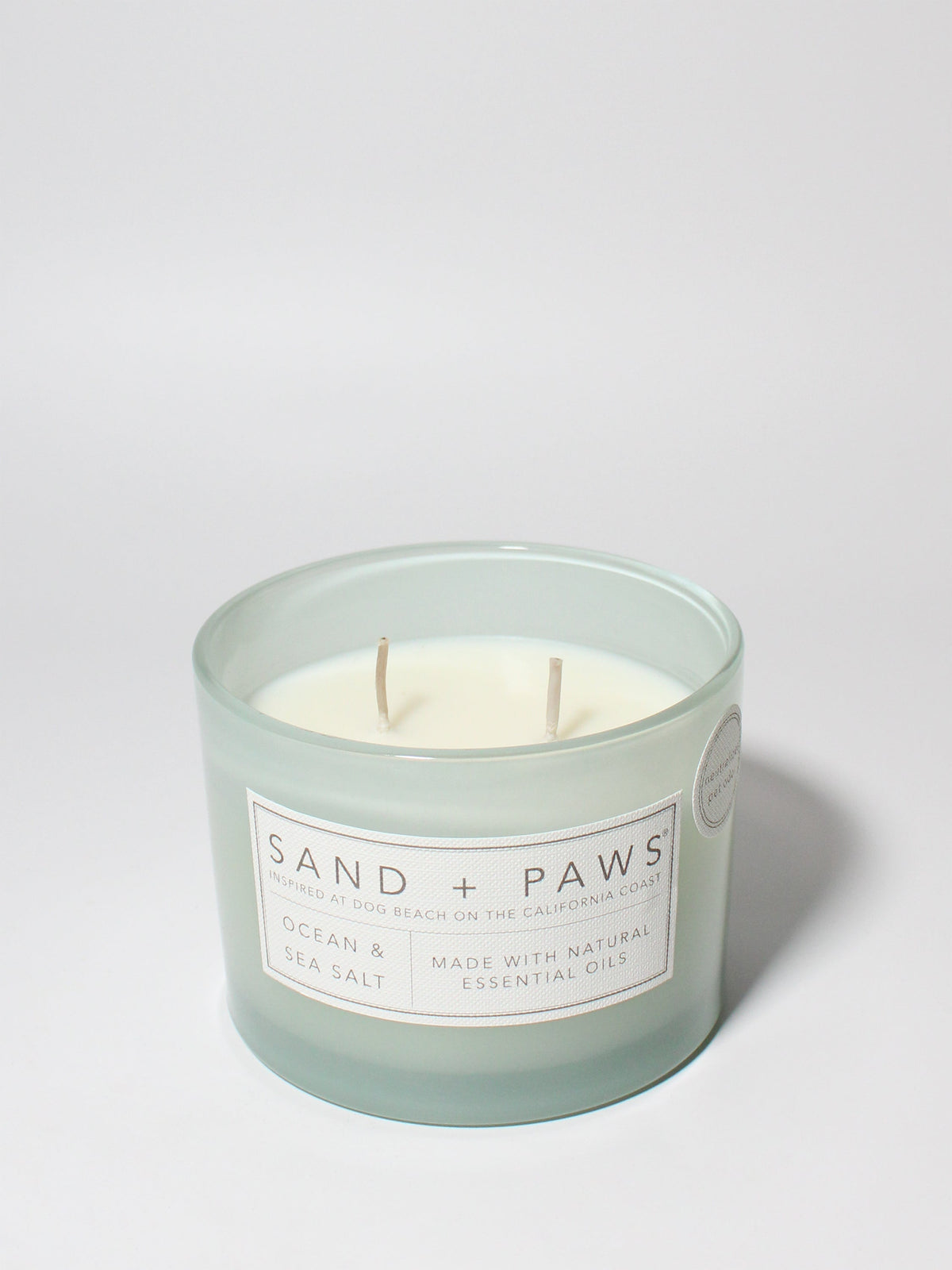 Sand + Paws Ocean & Sea Salt 12 oz scented candle
