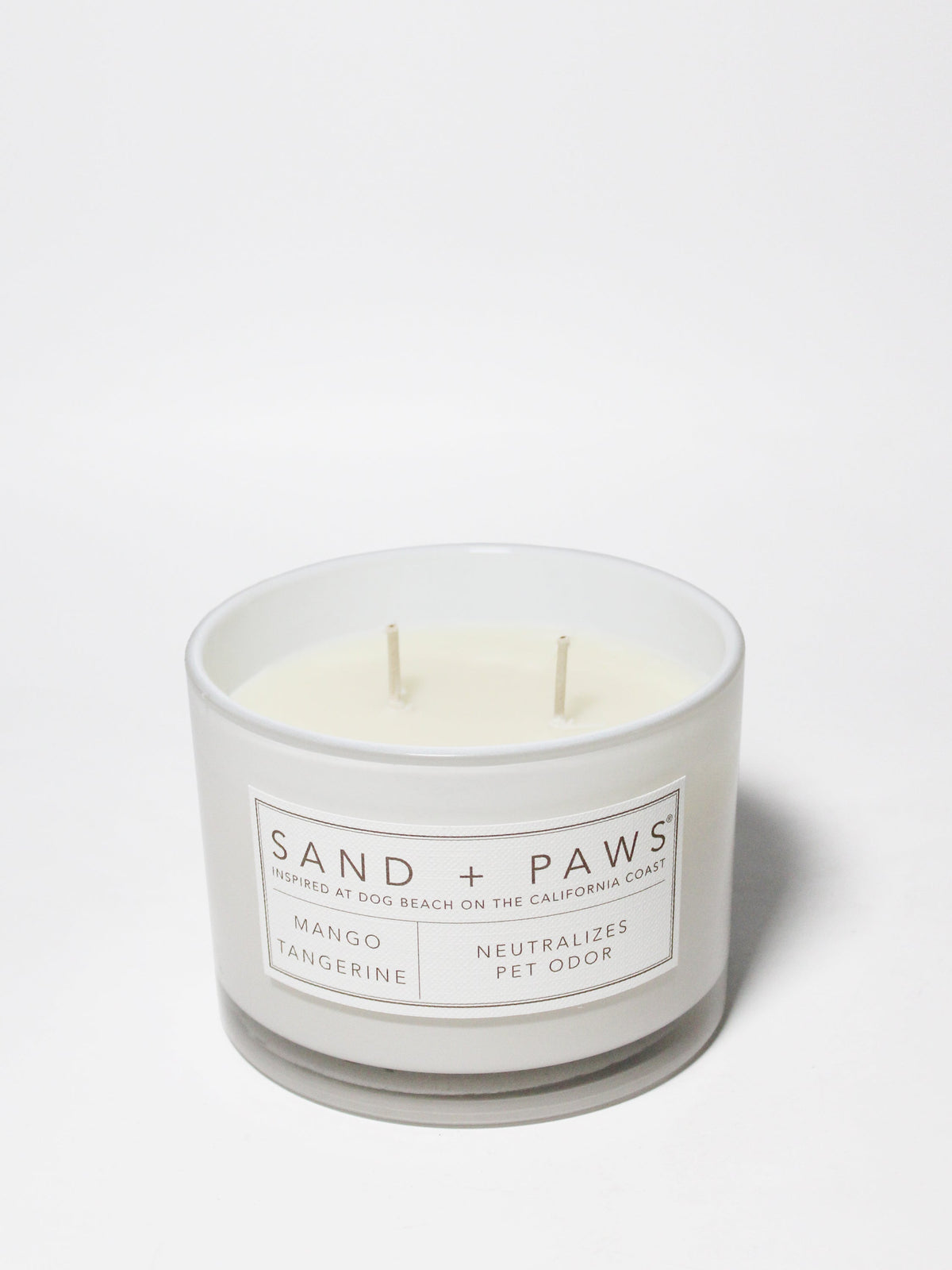 Sand + Paws Mango Tangerine 12 oz scented candle