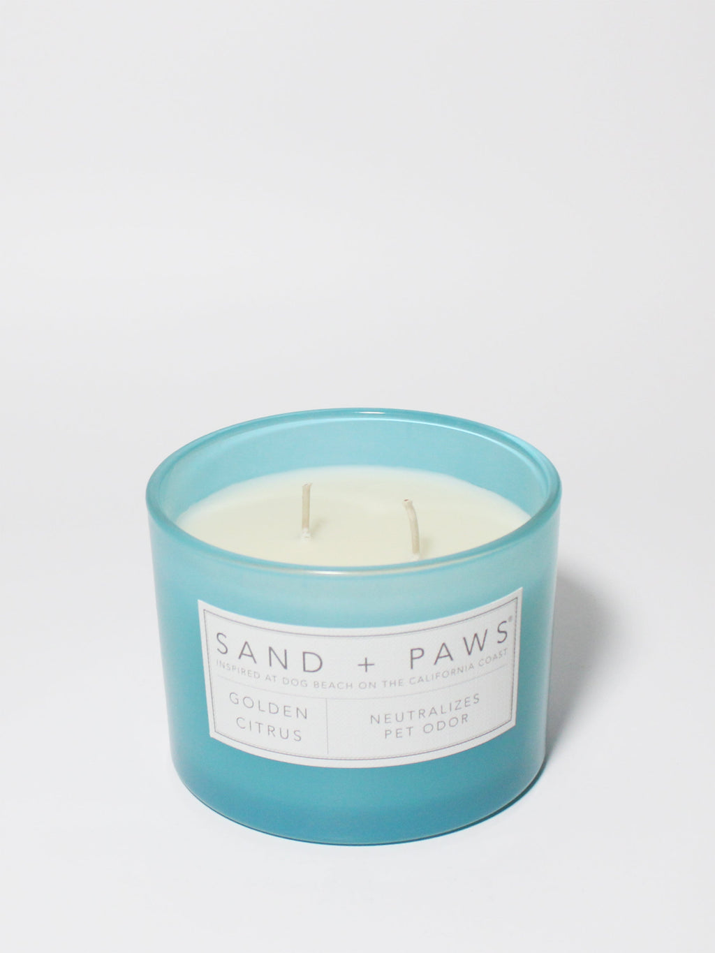 Sand + Paws Golden Citrus 12 oz scented candle