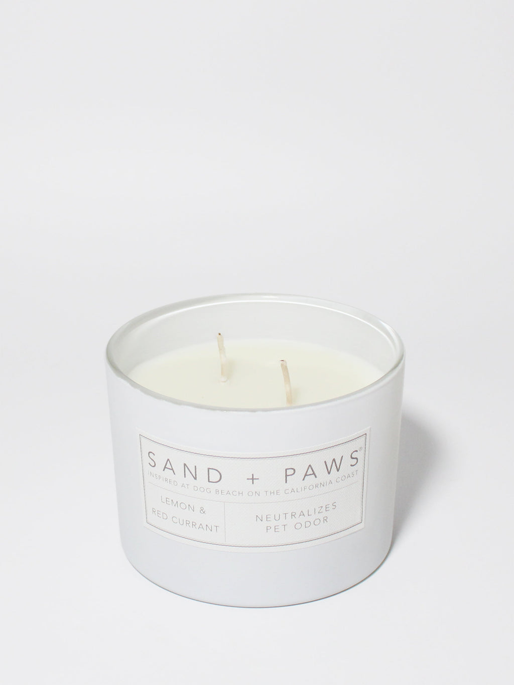 Sand + Paws Lemon & Red Currant 12 oz scented candle