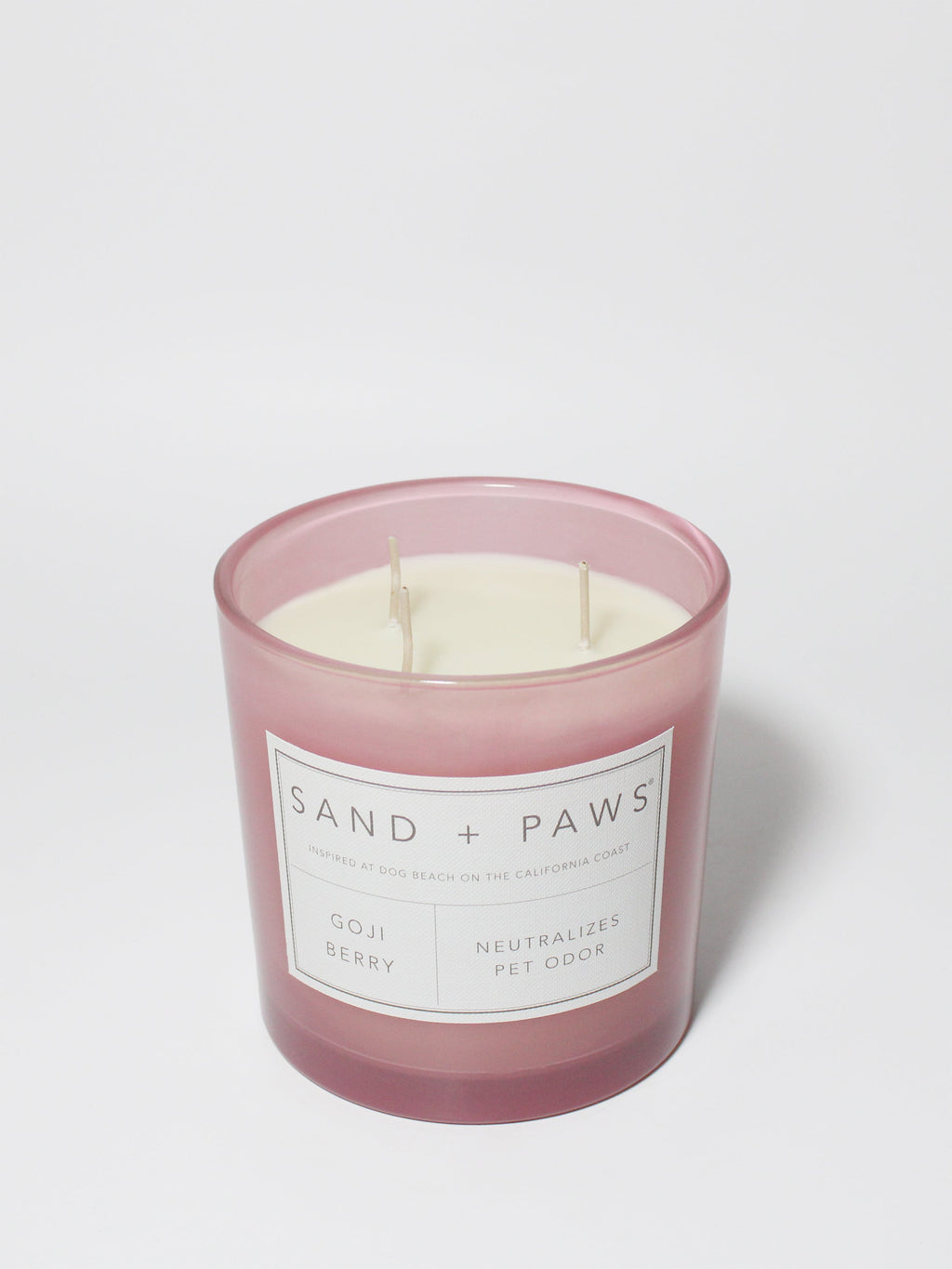 Sand + Paws Goji Berry 21 oz scented candle