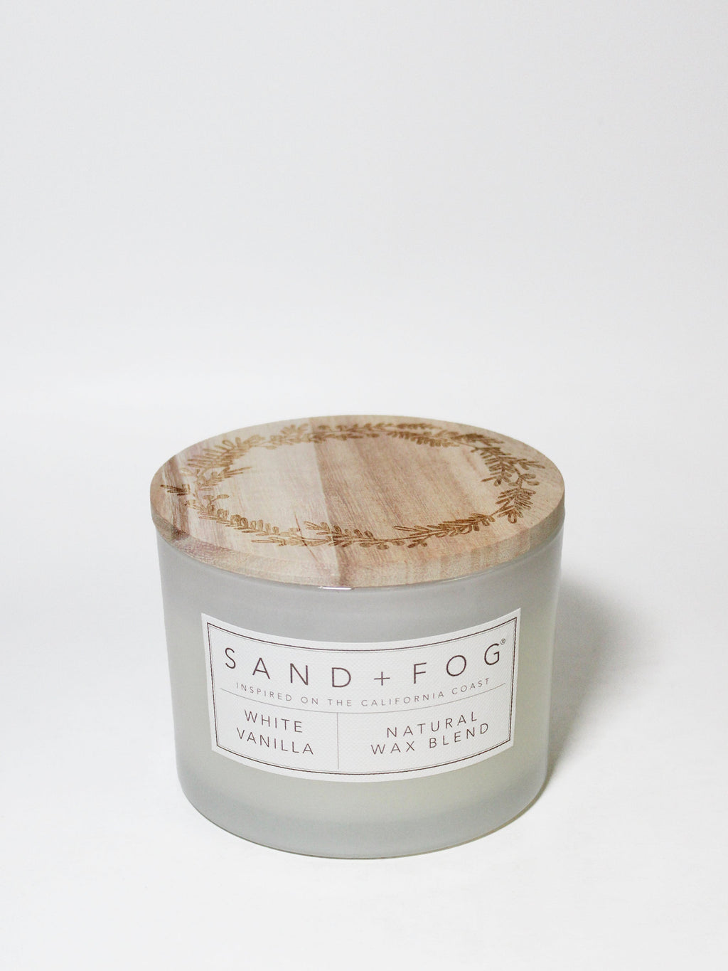 White Vanilla 12 oz scented candle