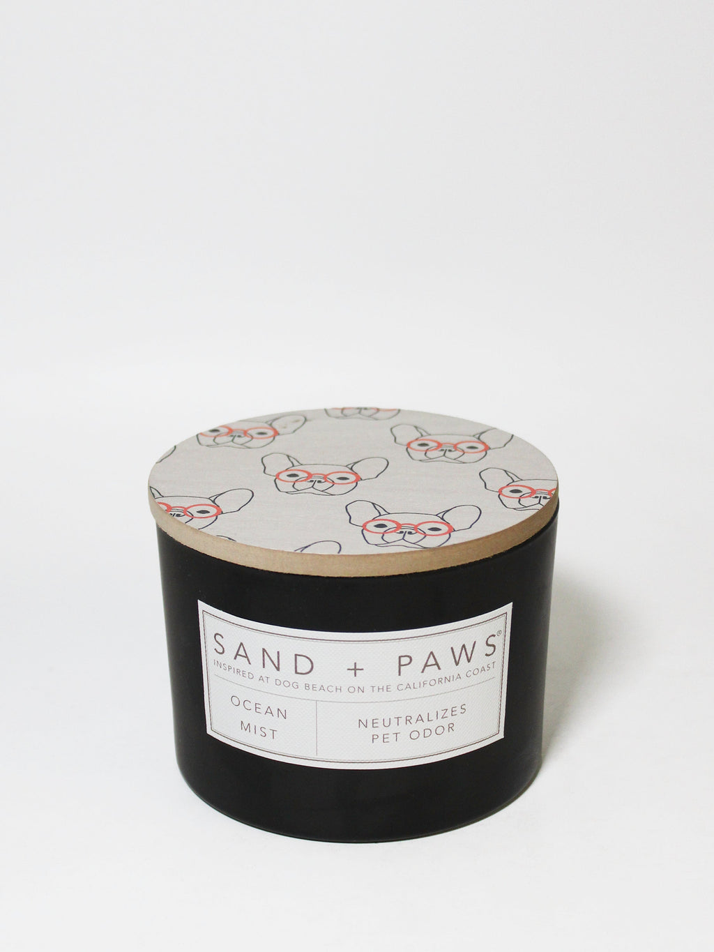 Sand + Paws Ocean Mist 12 oz scented candle