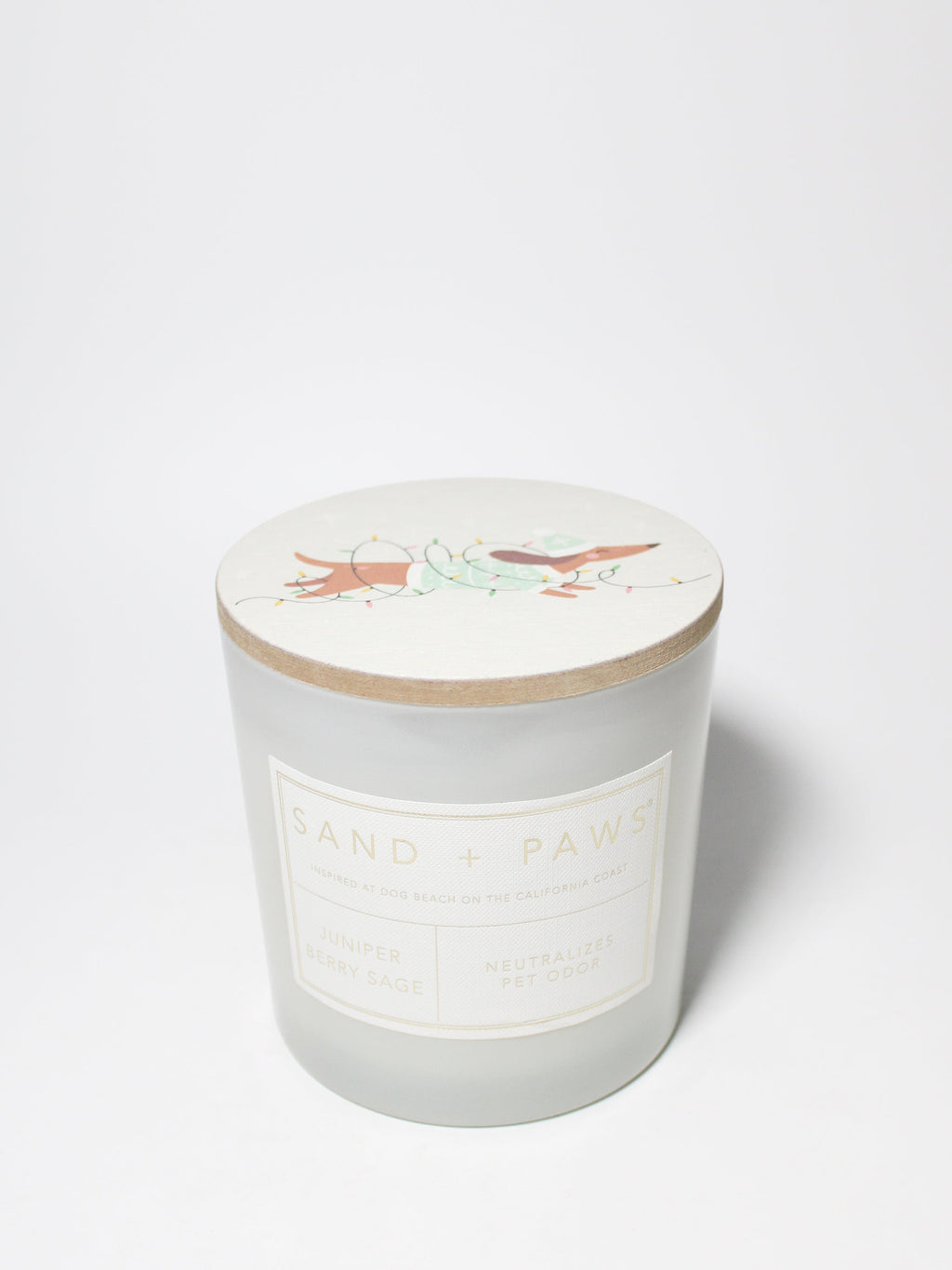 Sand + Paws Juniper Berry Sage 21 oz scented candle