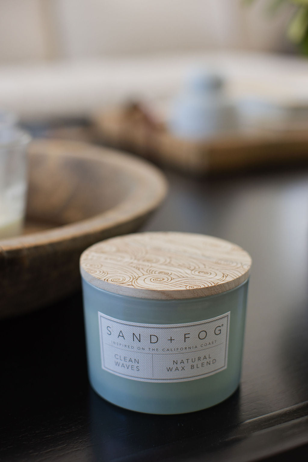 Clean Waves 12 oz scented candle