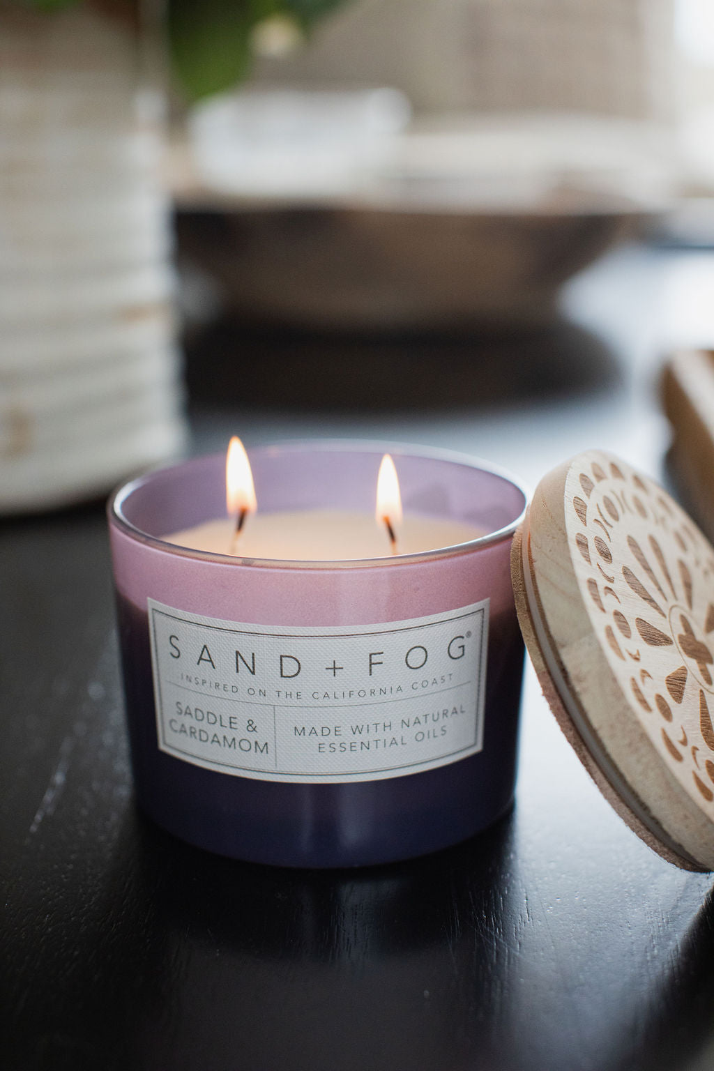 Saddle & Cardamom 12 oz scented candle