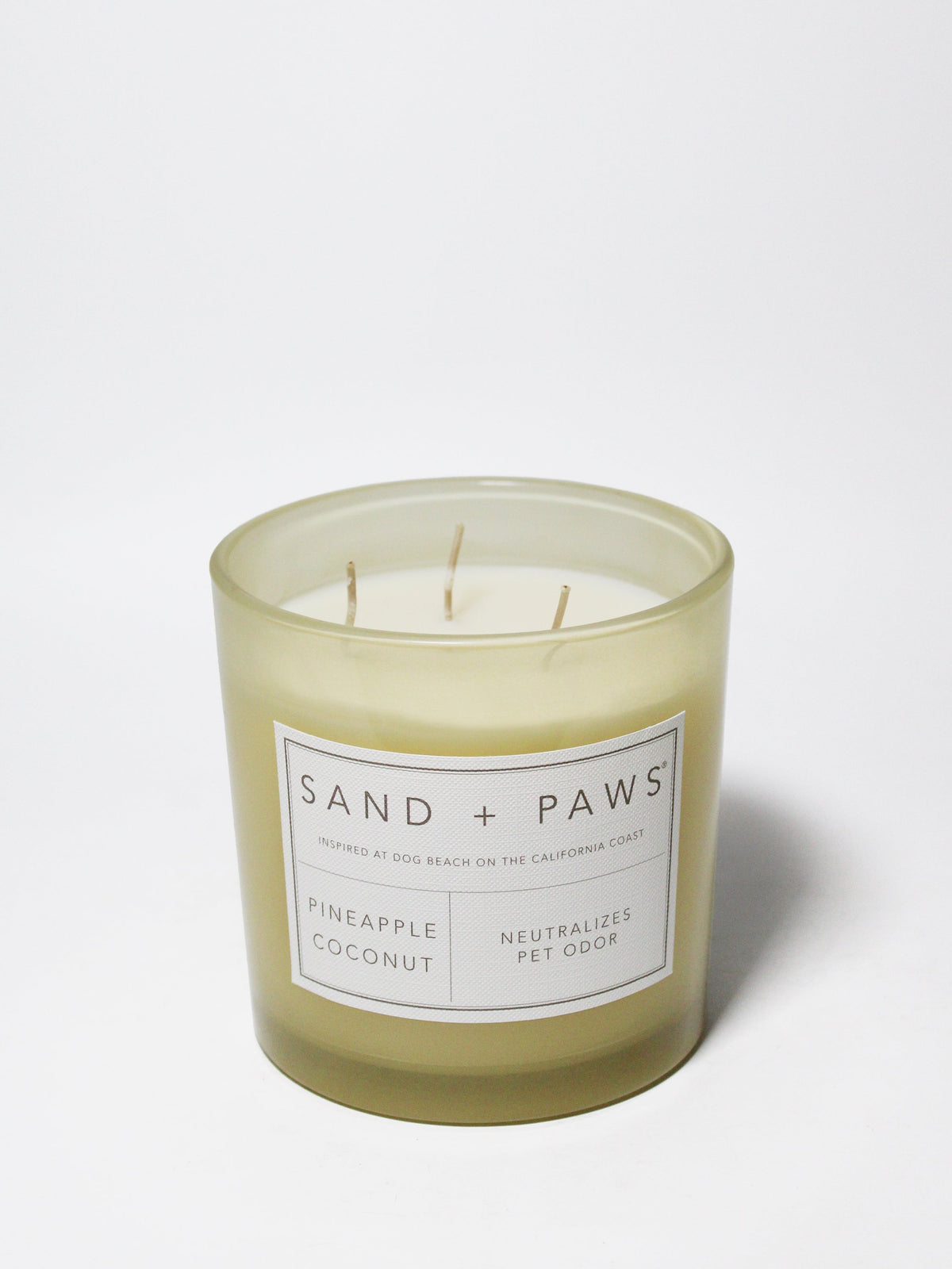 Sand + Paws Pineapple Coconut 21 oz scented candle