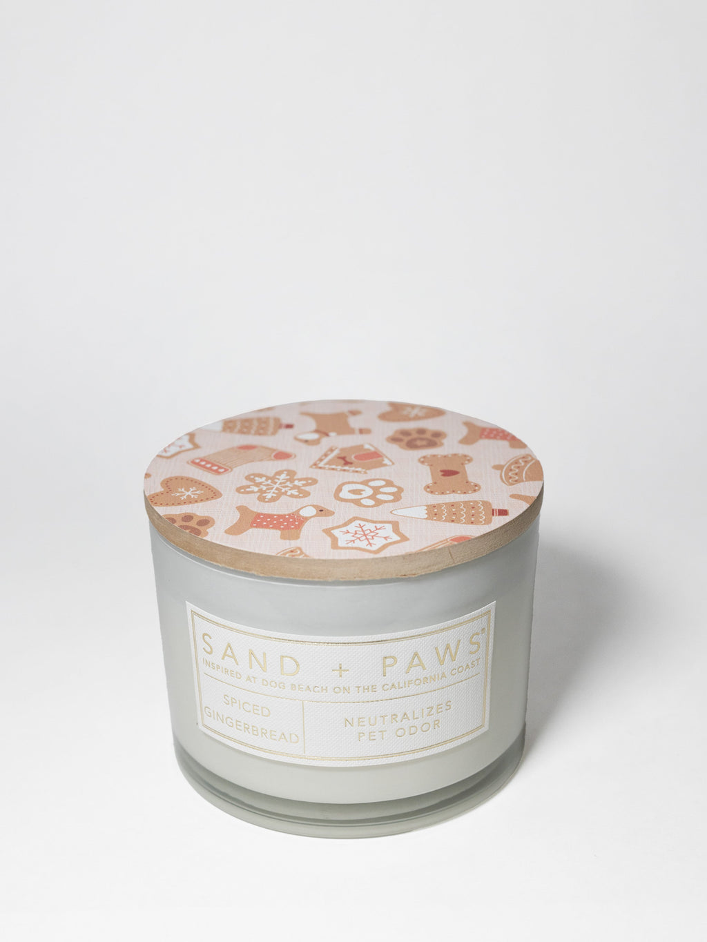 Sand + Paws Spiced Gingerbread 12 oz scented candle